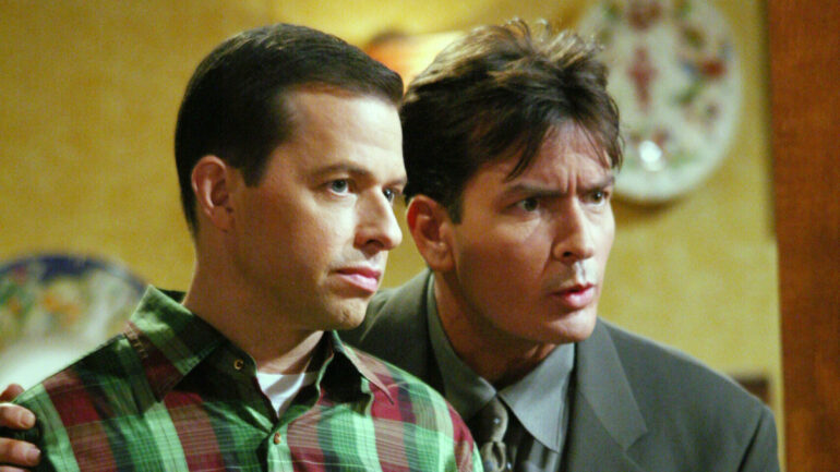 TWO AND A HALF MEN, Jon Cryer, Charlie Sheen, 'Dum Diddy Dum Diddy Doo', (Season 5, ep. 503, aired Oct. 8, 2007), 2003-.