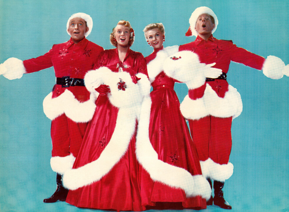 WHITE CHRISTMAS, Bing Crosby, Rosemary Clooney, Vera-Ellen, Danny Kaye, 1954