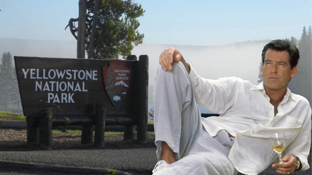 Yellowstone National Park Pierce Brosnan