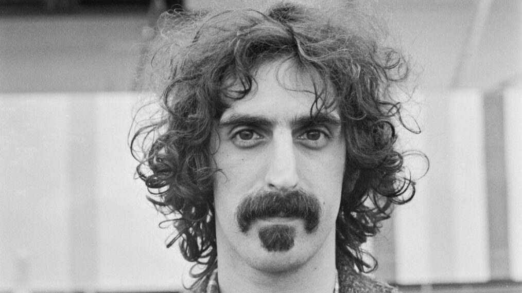 American singer, songwriter and guitarist Frank Zappa (1940 - 1993) at the Oval cricket ground in London to perform in the Rock at the Oval concert, UK, 16th September 1972