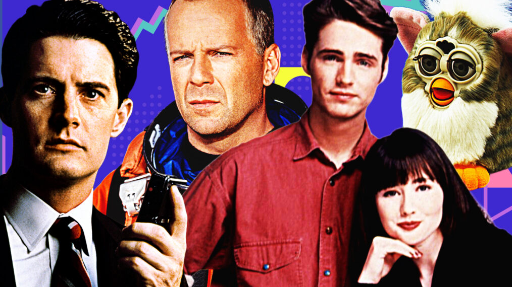1990s Trvia Twin Peaks, Bruce Willis, 90210, Furby