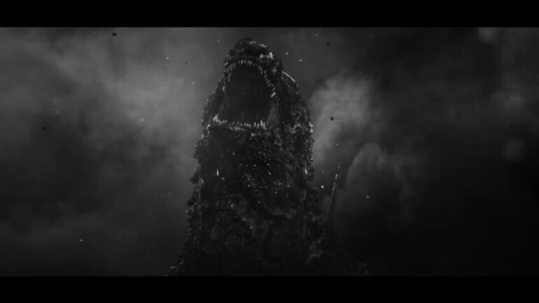 black and white image from the U.S. trailer for 