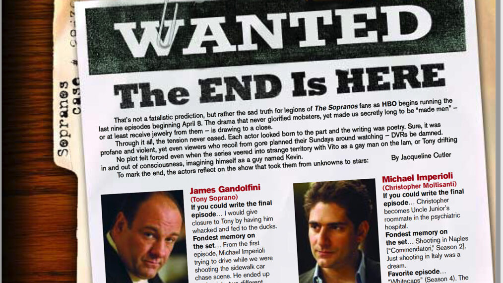 Sopranos article on series finale from Channel Guide Magazine