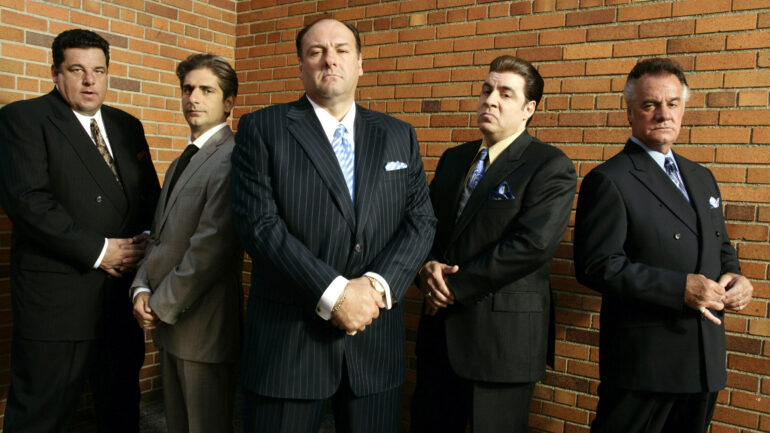 THE SOPRANOS, Steven R. Schirripa, Michael Imperioli, James Gandolfini, Steven Van Zandt, Tony Sirico, (Season 7), 1999-2007.