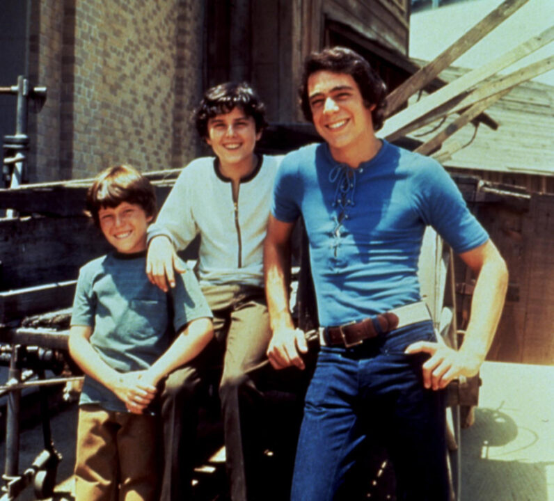 The Brady Bunch Mike Lookinland, Christopher Knight, Barry Williams, Season 2, 1970-1971.