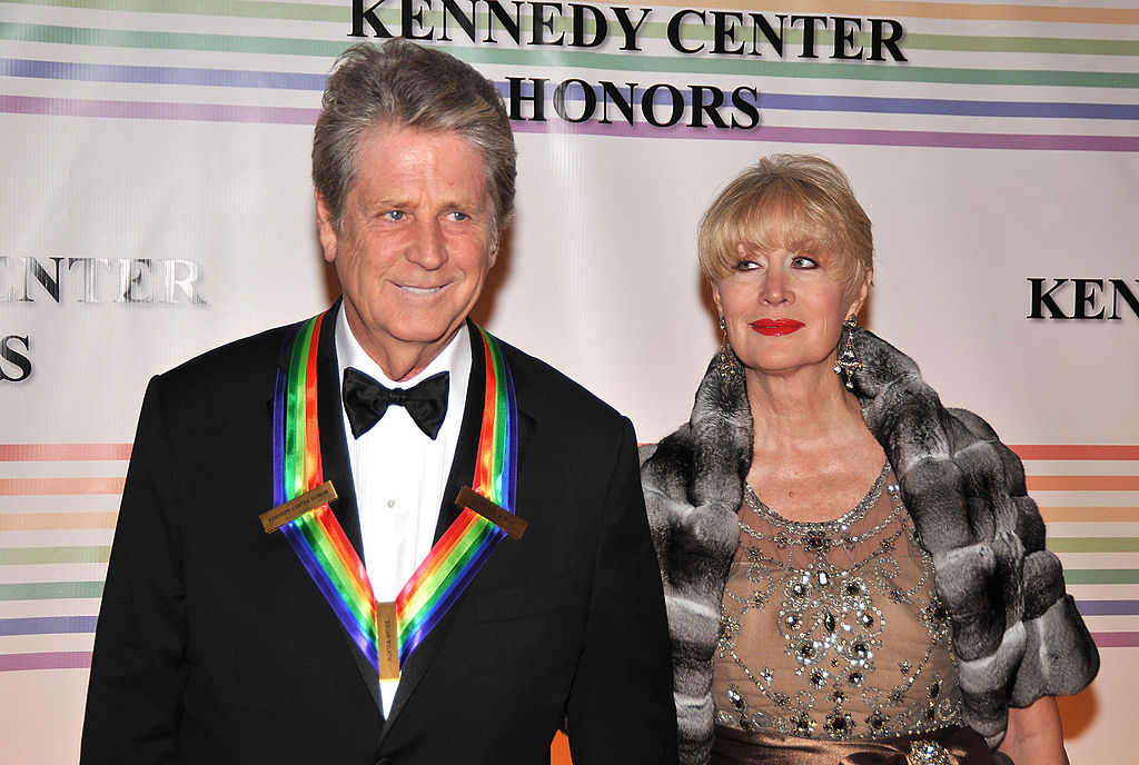 Musician Brian Wilson, honoree, and wife Melinda arriving at The 30th Kennedy Center Honors on December 2, 2007, in Washington, DC. The 2007 honorees are pianist Leon Fleisher, actor Steve Martin, singer Diana Ross, director Martin Scorsese and musician Brian Wilson