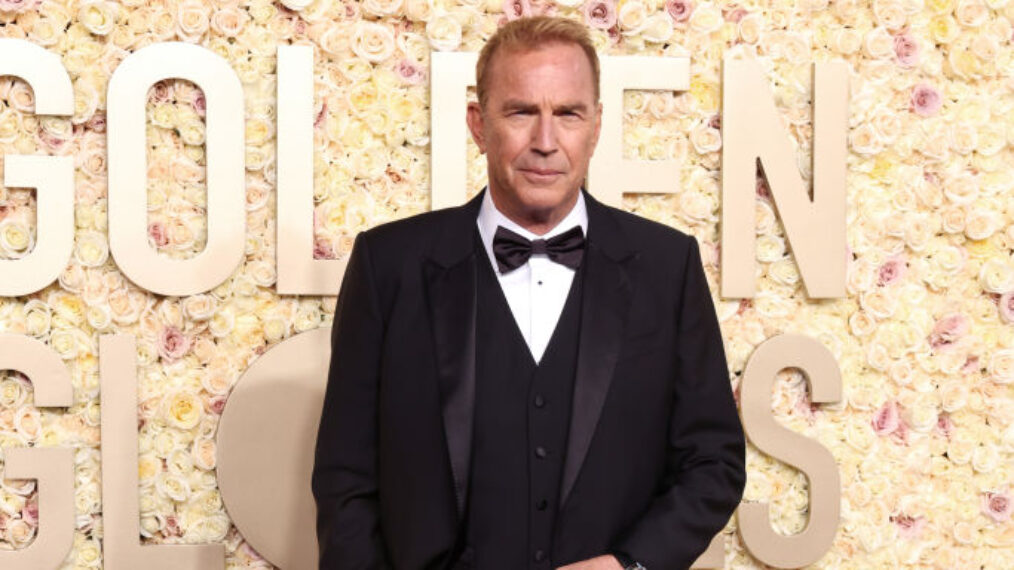 Kevin Costner attends the 81st Annual Golden Globe Awards at The Beverly Hilton on January 07, 2024 in Beverly Hills, California