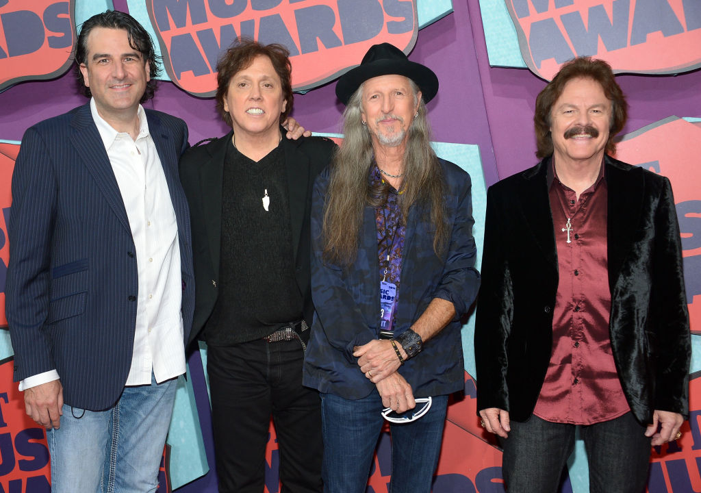 The Doobie Brothers attend the 2014 CMT Music awards at the Bridgestone Arena on June 4, 2014 in Nashville, Tennessee