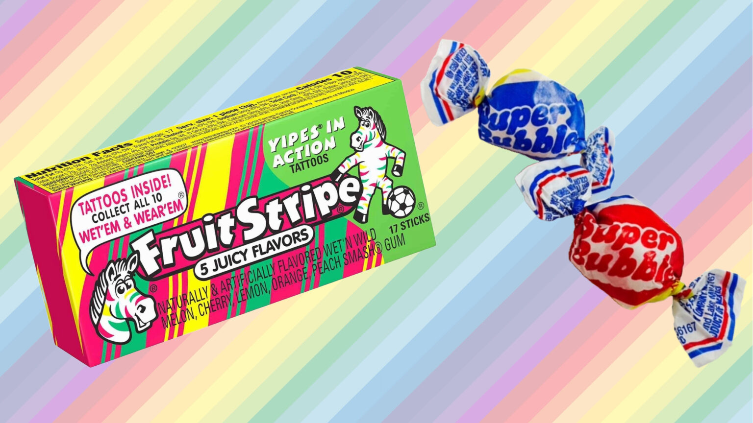 Fruit Stripe Gum and Super Bubble Are Going Away Forever
