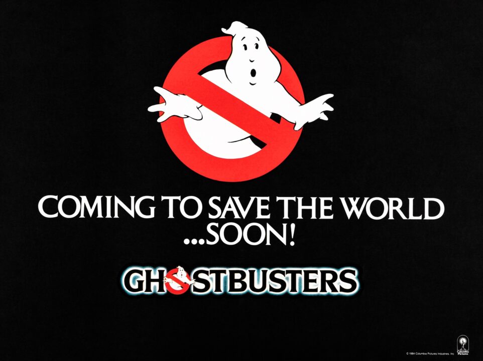 Ghostbusters advance poster, 1984