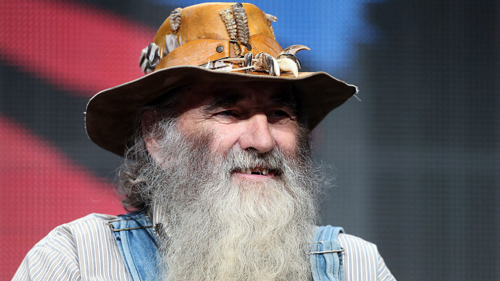 Herbert 'Cowboy' Coward speaks onstage at the