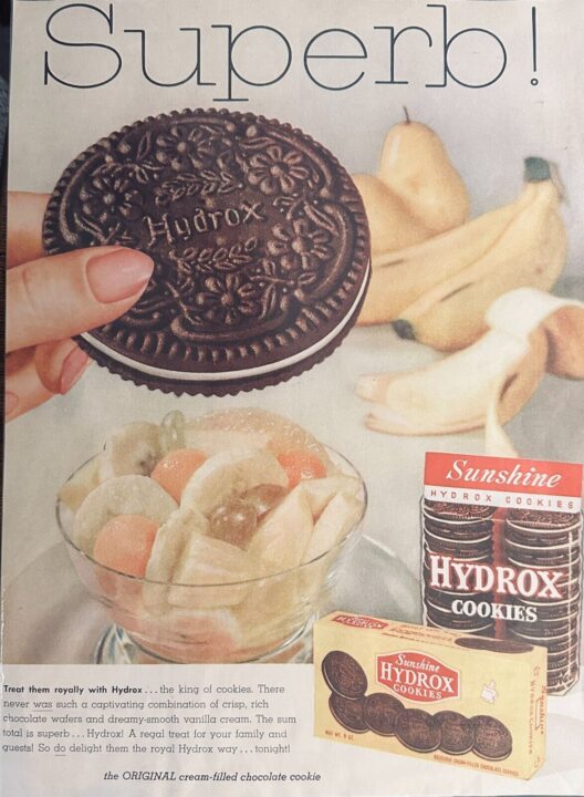 Hydrox Cookie Ad