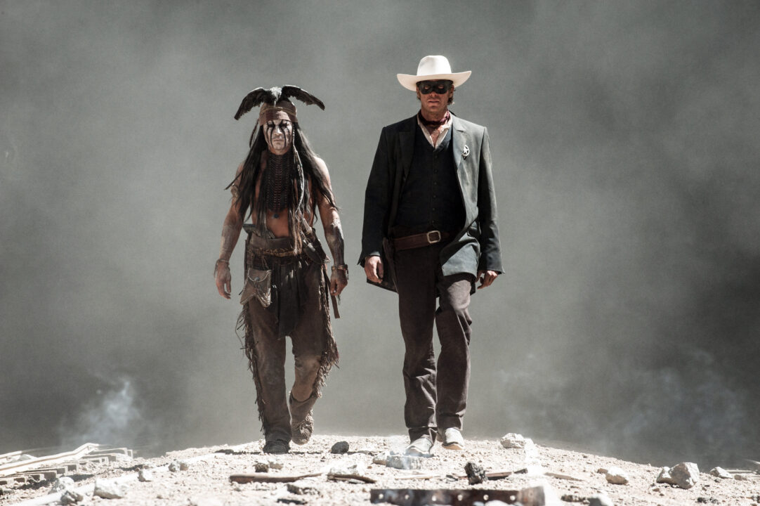 The Lone Ranger from left: Johnny Depp, Armie Hammer, 2013