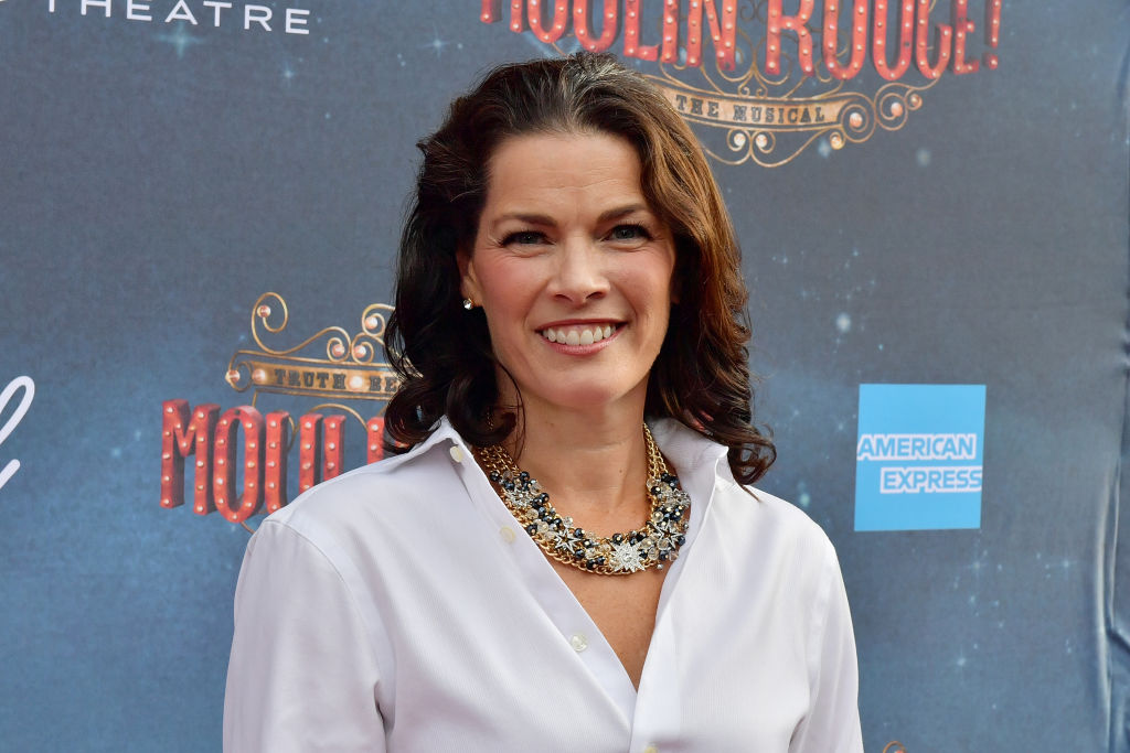 Olympian Nancy Kerrigan arrives at the grand re-opening of Boston's Emerson Colonial Theatre with the gala performance of "Moulin Rouge! The Musical" at Emerson Colonial Theatre on July 29, 2018 in Boston, Massachusetts