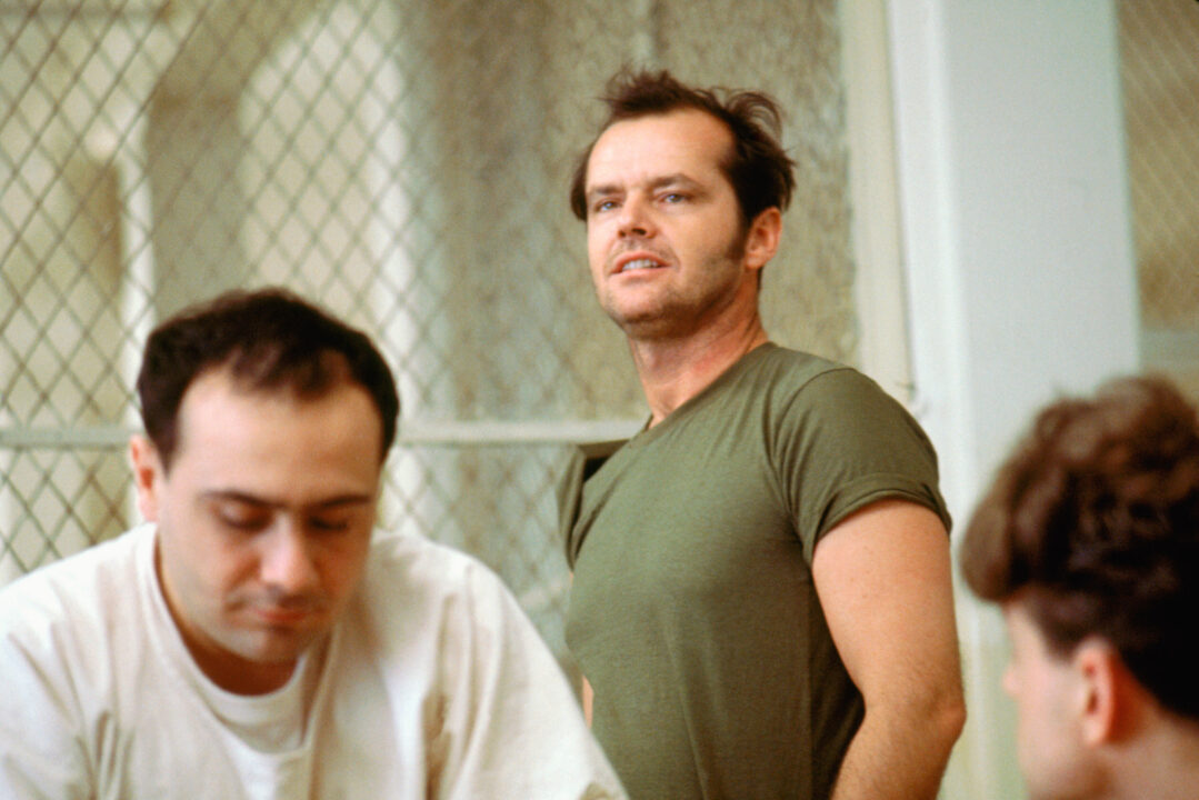 ONE FLEW OVER THE CUCKOO'S NEST, Danny DeVito, Jack Nicholson, 1975