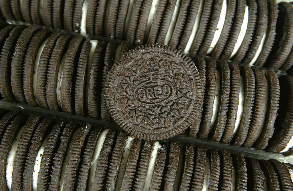 Oreo Cookies are seen May 13, 2003 in San Francisco. Attorney Stephen Joseph filed a lawsuit in the Marin County Superior Court May 1, 2003 seeking a ban on Oreo Cookies in California arguing that the trans fats that make the filling creamy and cookie crunchy are dangerous for children to eat