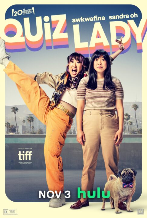 Quiz Lady US poster, from left: Sandra Oh, Awkwafina, 2023