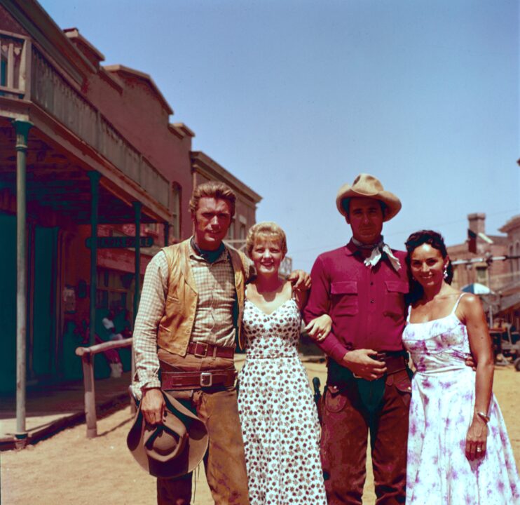 RAWHIDE, Clint Eastwood, Zeme North, Sheb Wooley, (Debra Paget or Ziva Odann), 1959-1966. 