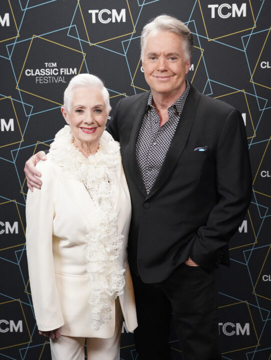 LOS ANGELES, CALIFORNIA - APRIL 16: Shirley Jones and Shaun Cassidy attend a screening of “The Music Man” during the 2023 TCM Classic Film Festival on April 16, 2023 in Los Angeles, California. 