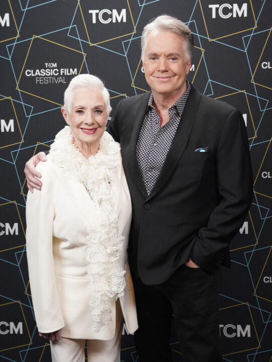 LOS ANGELES, CALIFORNIA - APRIL 16: Shirley Jones and Shaun Cassidy attend a screening of “The Music Man” during the 2023 TCM Classic Film Festival on April 16, 2023 in Los Angeles, California.