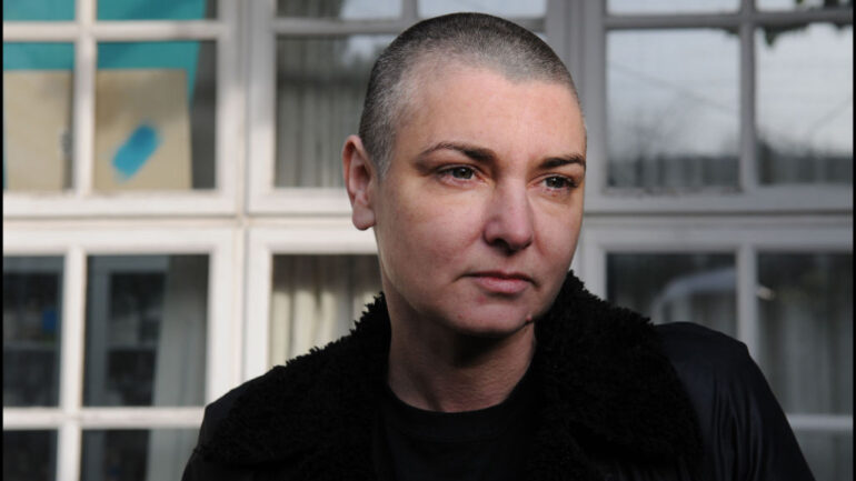 Irish singer and songwriter Sinead O'Connor posed at her home in County Wicklow, Republic Of Ireland on 3rd February 2012