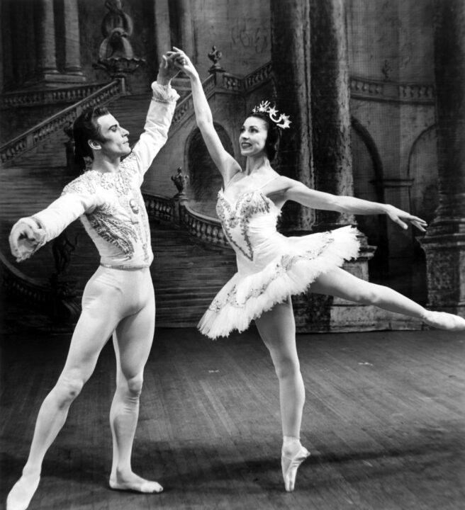 THE SLEEPING BEAUTY, from left: Michael Soames, Margot Fonteyn, NBC-TV, 1955