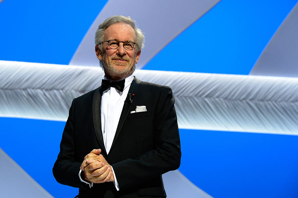 Steven Spielberg appears on stage during the Opening Ceremony of the 66th Annual Cannes Film Festival at the Palais des Festivals on May 15, 2013 in Cannes, France
