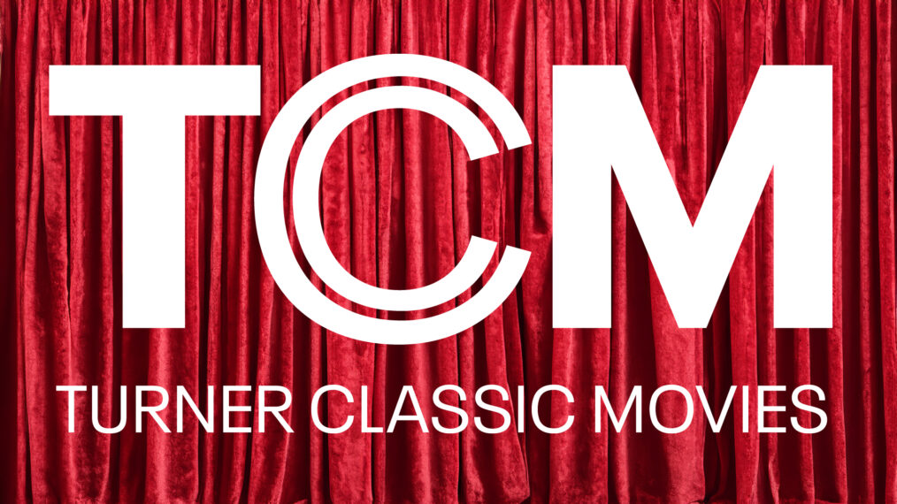 TCM logo red curtain