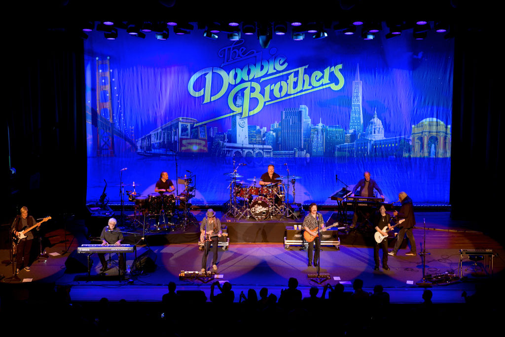 The Doobie Brothers Perform Toulouse Street And The Captain and Me Albums Live at The Ryman on November 18, 2019 in Nashville, Tennessee
