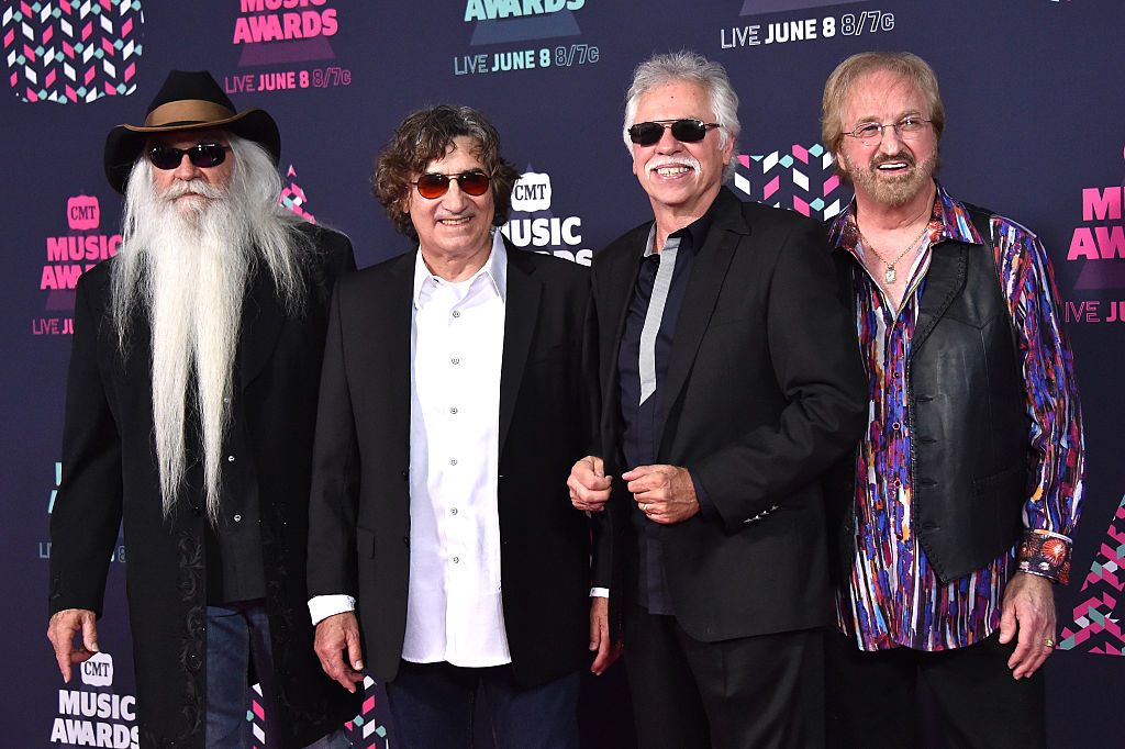 William Lee Golden, Richard Sterban, Joe Bonsall, and Duane Allen of the Oak Ridge Boys attend the 2016 CMT Music awards at the Bridgestone Arena on June 8, 2016 in Nashville, Tennessee