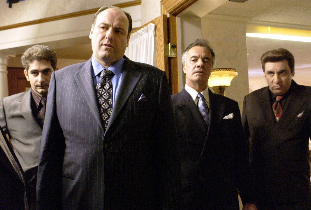The Sopranos Michael Imperioli, James Gandolfini, Tony Sirico, Steven Van Zandt,'Rat Pack', (Season 5, aired 03/14/2004), 1999-2007