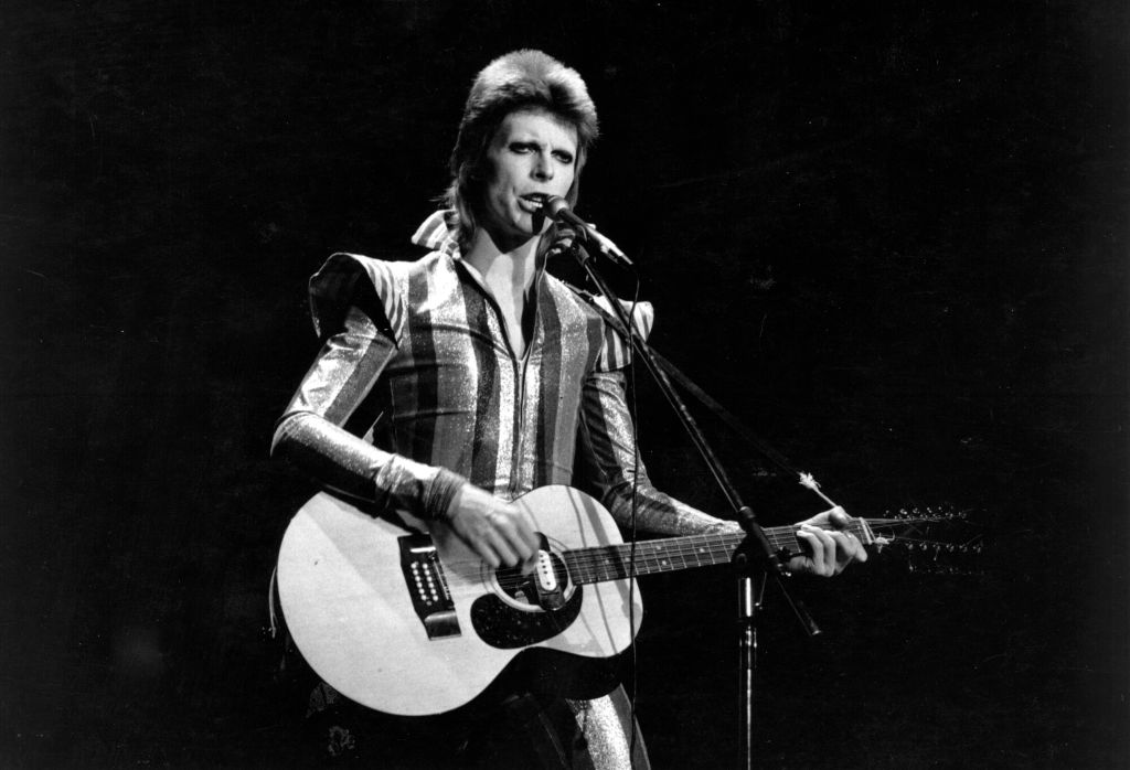 3rd July 1973: David Bowie performs his final concert as Ziggy Stardust at the Hammersmith Odeon, London. The concert later became known as the Retirement Gig