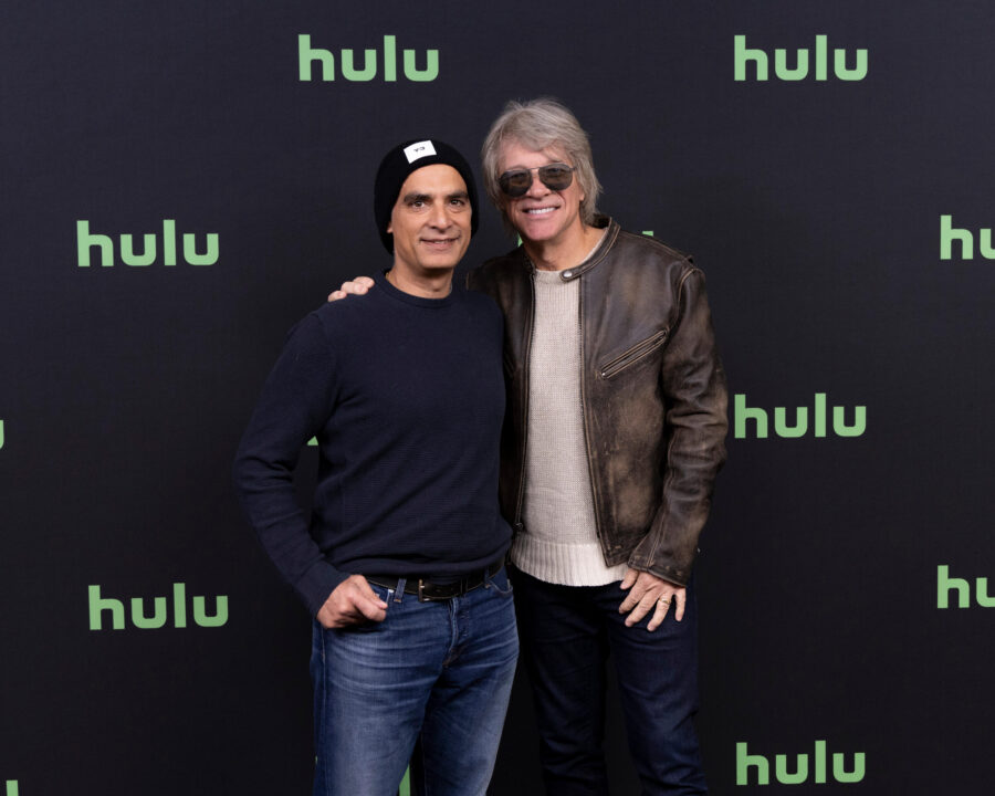 PASADENA, CA – FEBRUARY 9:  Cast and EP attend the TCA Press Event for Hulu’s “Thank You, Goodnight” at the Langham Huntington in Pasadena, California on February 9, 2024. (Disney/PictureGroup)GOTHAM CHOPRA (DIRECTOR/EXECUTIVE PRODUCER, "THANK YOU, GOODNIGHT"), JON BON JOVI ("THANK YOU, GOODNIGHT")