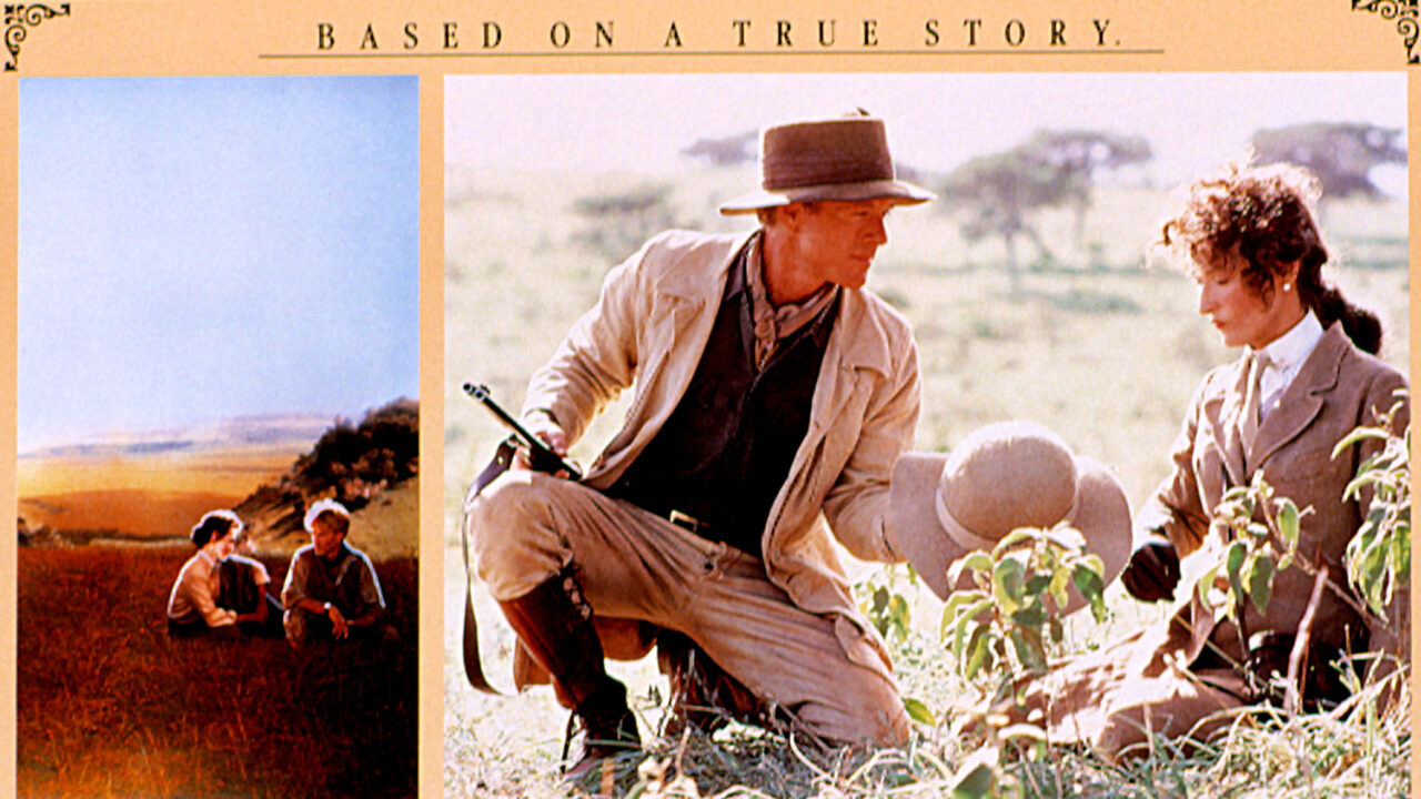 OUT OF AFRICA, Robert Redford, Meryl Streep, 1985. (c) MCA/Universal: Courtesy Everett Collection.
