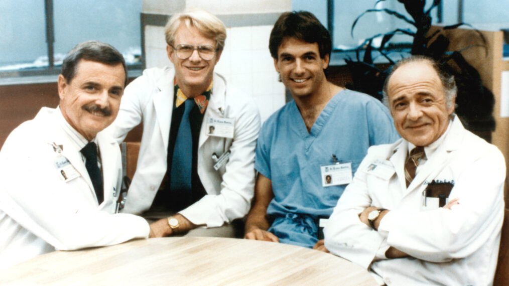 ST. ELSEWHERE, William Daniels, Ed Begley, Jr., Mark Harmon, Ed Flanders, 1982-1988