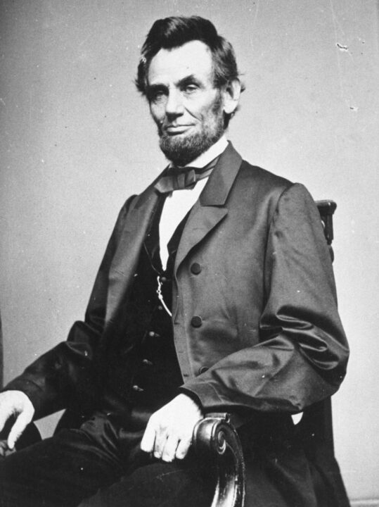 377869 16: Portrait of 16th United States President Abraham Lincoln. (1809-1865)