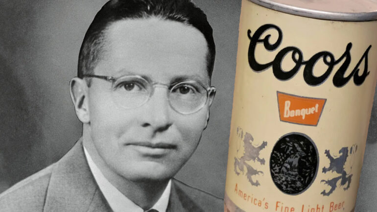 (Original Caption) Adolf Coors III (above), Chairman of the Board of the one of the nation's largest independent breweries, disappeared February 9th, leaving several bloodstained clues that led authorities to believe he may have been kidnapped. The 44-year-old Coors is shown in a photo from files. Coors' carryall truck was found parked on a bridge over Turkey Creek on a road he normally used to drive to his office at Adolph Coors Co. here. There was blood on the front seat of the truck, on a bridge railing and on Coors' cap, which was found in the dry creek bed along with his eyeglasses.