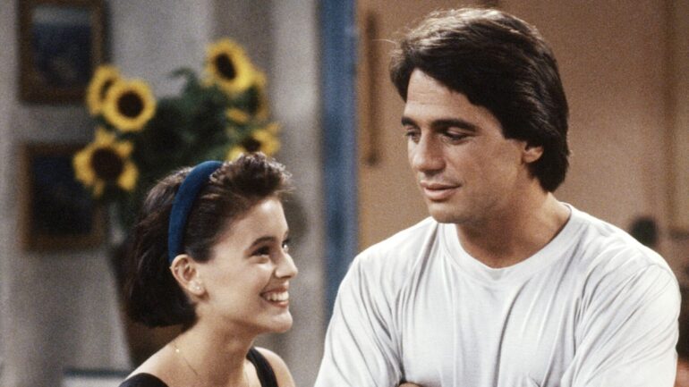 Who's the Boss? from left, Alyssa Milano, Tony Danza, 1984-92 (1990 photo)