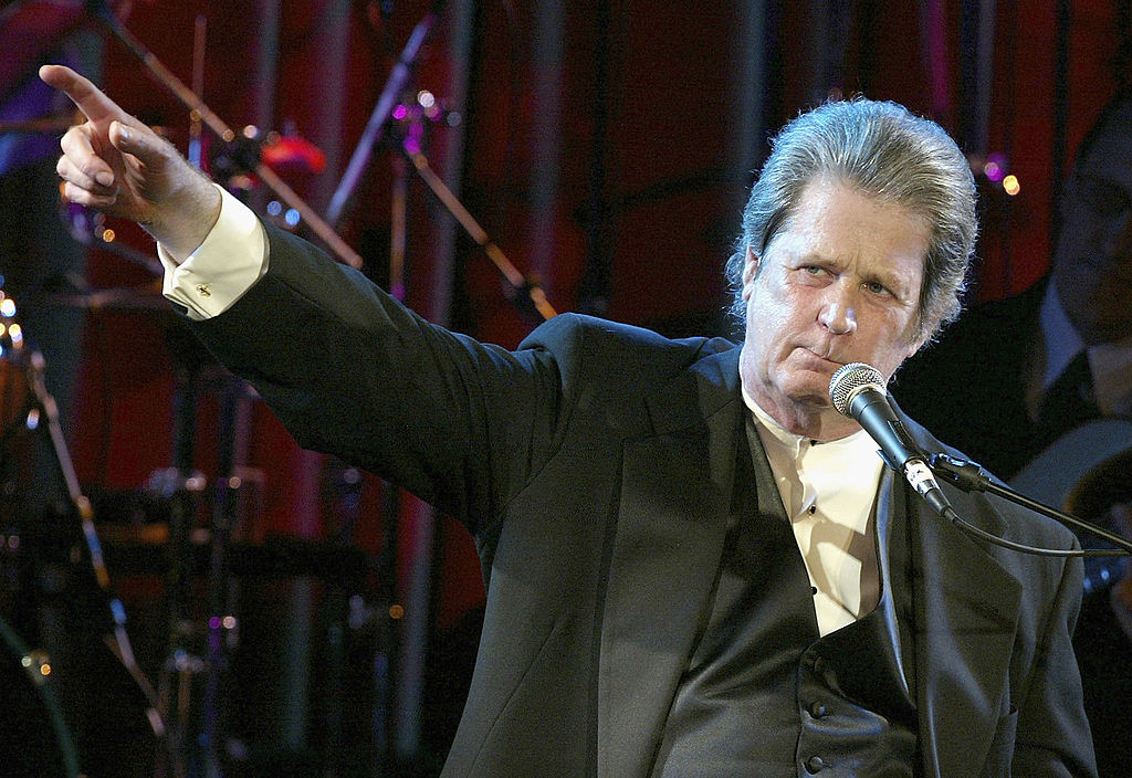 BMI ICON Award recipient and musician Brian Wilson performs at the 2004 BMI Pop Awards at the Regent Beverly Wilshire Hotel on May 11, 2004 in Beverly Hills, California