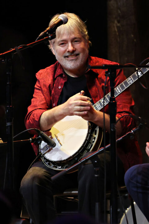 Béla Fleck performs during Tony Trischka's 75th Birthday Bash at City Winery on January 19, 2024 in New York City