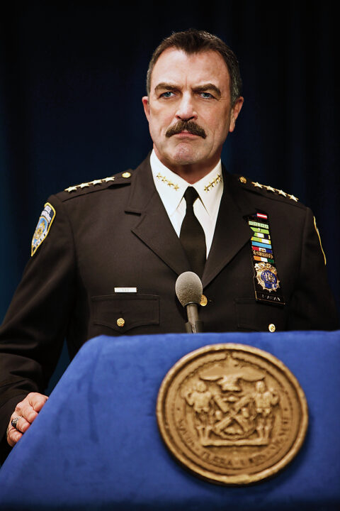 "Pilot" --Tom Selleck stars as Frank Reagan, the New York Chief of Police in BLUE BLOODS premiering, Friday, Sept. 24 (10:00-11:00 PM ET/PT) on the CBS Television Network. BLUE BLOODS is a drama about a multi-generational family of cops dedicated to New York City law enforcement. 