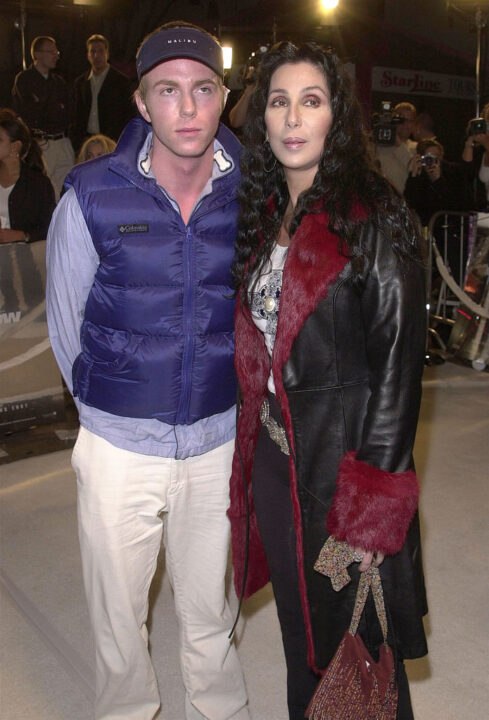 Actress-singer Cher and son Elijah Blue attend the premiere of the film "Blow" March 29, 2001 at the Mann's Chinese Theatre in Hollywood, CA