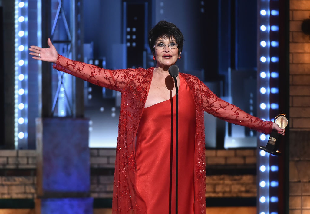 Chita Rivera accepts the Special Tony Award for Lifetime Achievement in the Theatre onstage during the 72nd Annual Tony Awards at Radio City Music Hall on June 10, 2018 in New York City