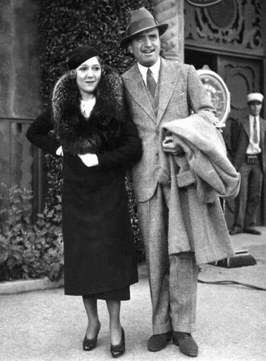 Mary Pickford, Douglas Fairbanks Sr., in San Francisco, 1932