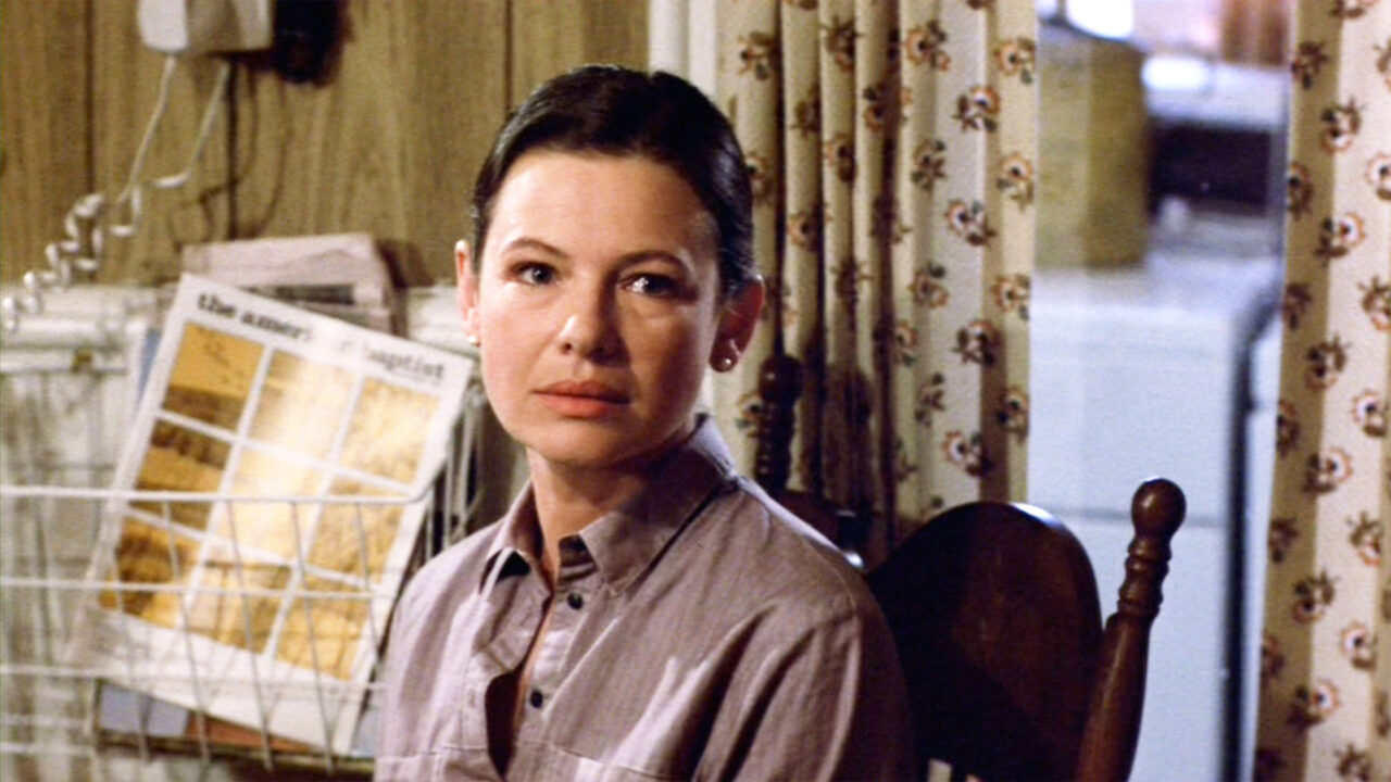 PAYSON - FEBRUARY 17: The movie "Footloose", directed by Herbert Ross and written by Dean Pitchford. Seen here, Dianne Wiest as Vi Moore. Initial theatrical release February 17, 1984. Screen capture. Paramount Pictures. 