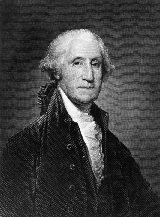 circa 1790: George Washington (1732 - 1799 ), the 1st President of the United States of America. He was also Commander in Chief of the Continental army during the American War for Independence