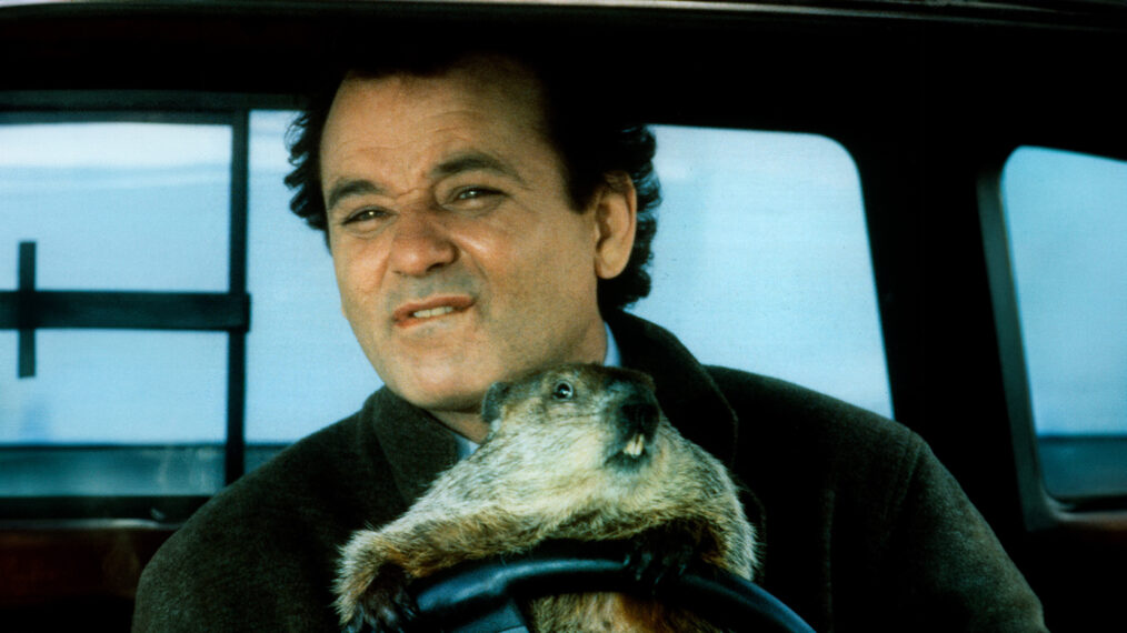 GROUNDHOG DAY, Bill Murray, 1993.