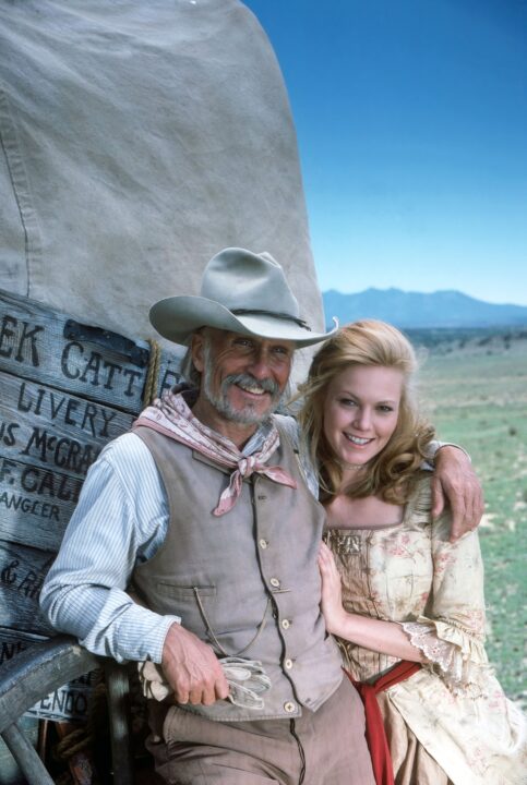 LONESOME DOVE, Robert Duvall, Diane Lane, 1989.