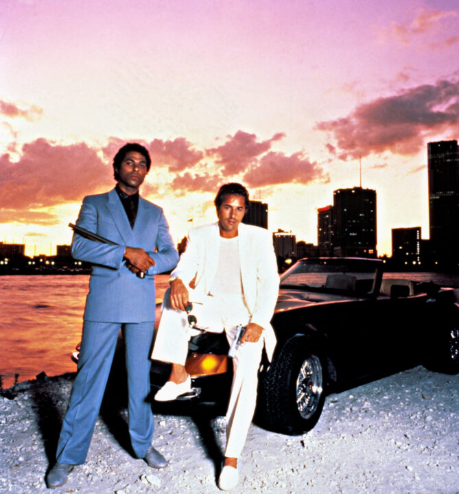 MIAMI VICE, Don Johnson, Philip Michael Thomas, 1984-1989.