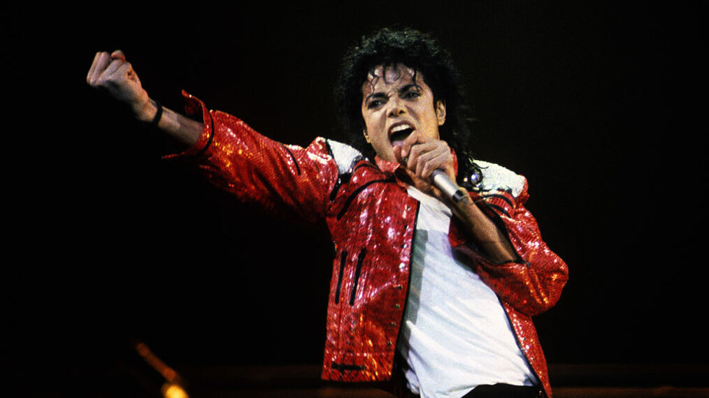 Michael Jackson performs in concert circa 1986